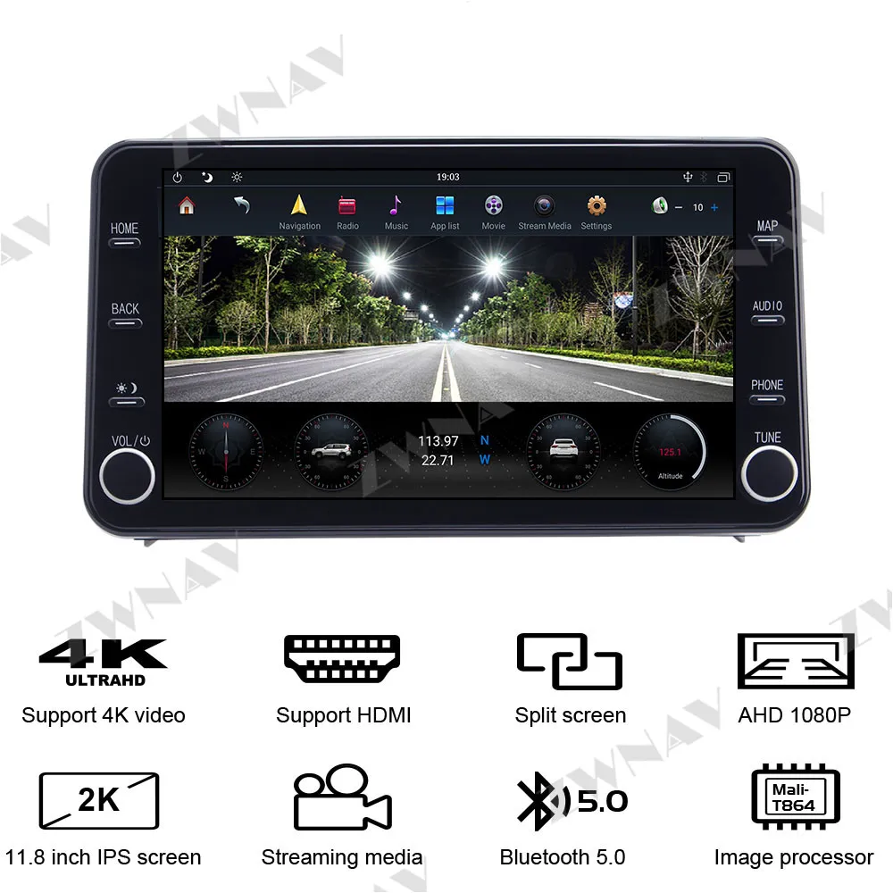 10-дюймовый экран HD система Android для Toyota Corolla 2019 2020 HIFI Navi Head unit автомобильное радио