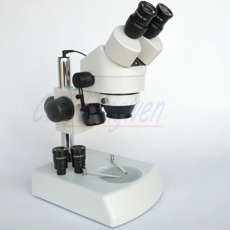 

Free Shipping!!7X-90X ! UPPER AND DOWN ILLUMINATION STEREO ZOOM BINOCULAR MICROSCOPE