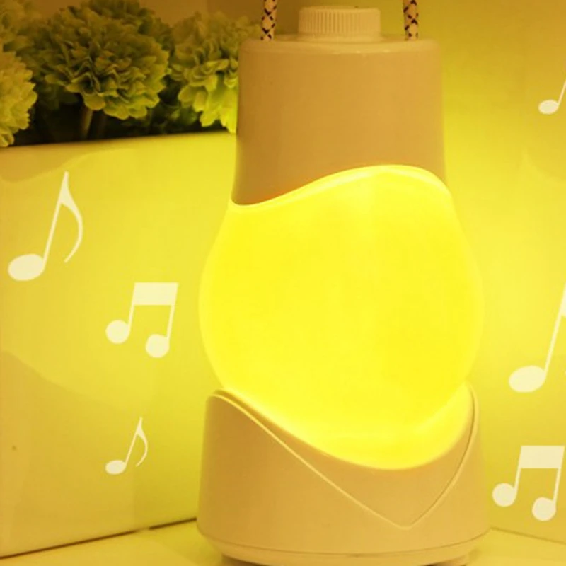Portable Night Light Smart Table Lamp Timer Switch Bedroom Bedside Warm Creative Music Box | Лампы и освещение