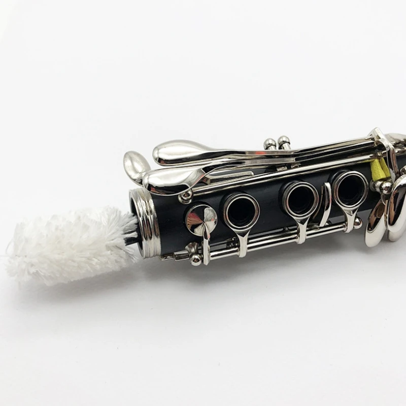 Набор для ухода за флейтой щетка чистки кларнета черная трубка внутренней