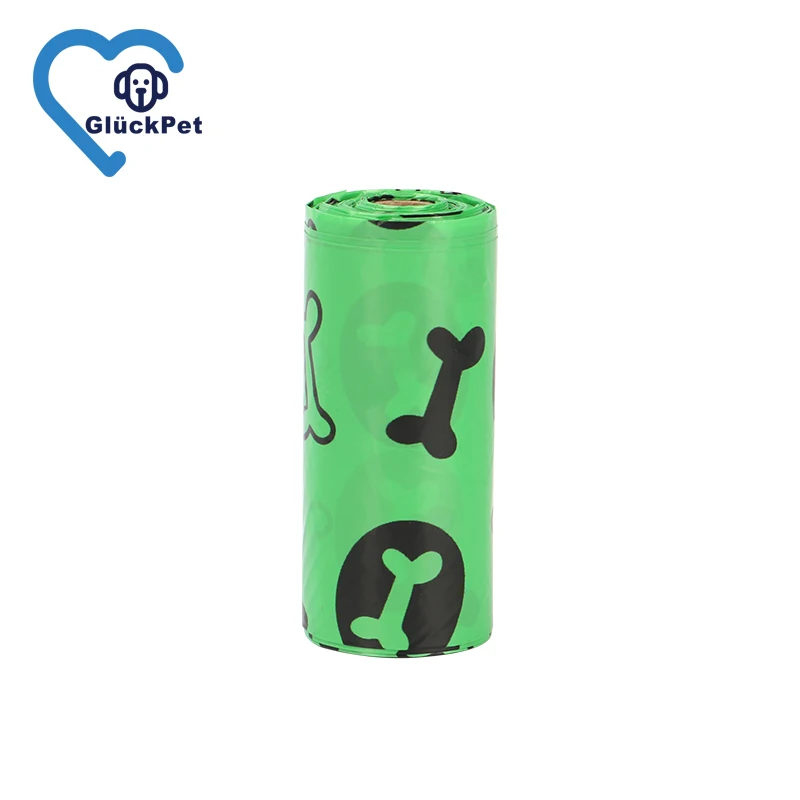 

New Biodegradable Pet Poop Bag Eco-Friendly 2 Colors 4 Rolls/ Pack 6 Rolls/Pack