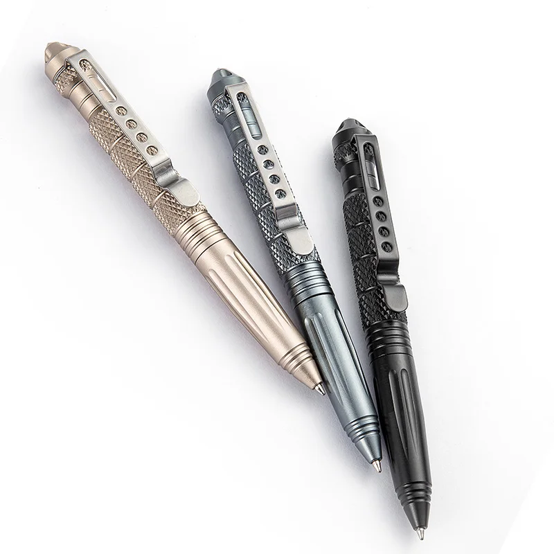 Defence Tactical Pen Pocket Aviation Aluminum Anti-skid Military Self Defense Military Pen Glass Breaker Anti-skid Survival Kit