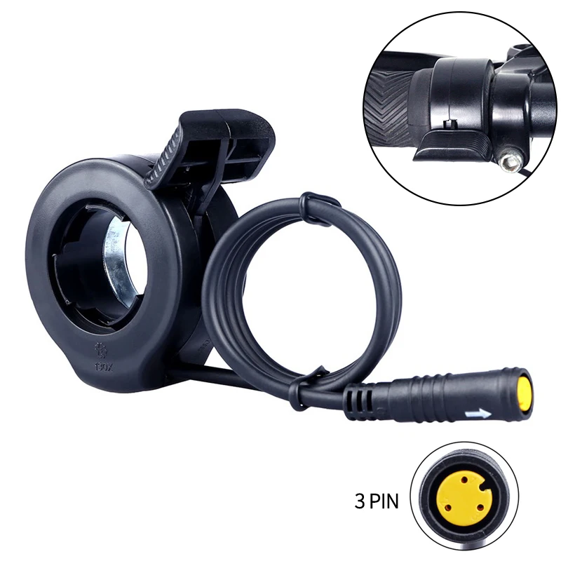Thumb дроссельная заслонка для Bafang Mid Drive Motor E-Bike Конверсионные Комплекты 36 в 48 52 250 Вт