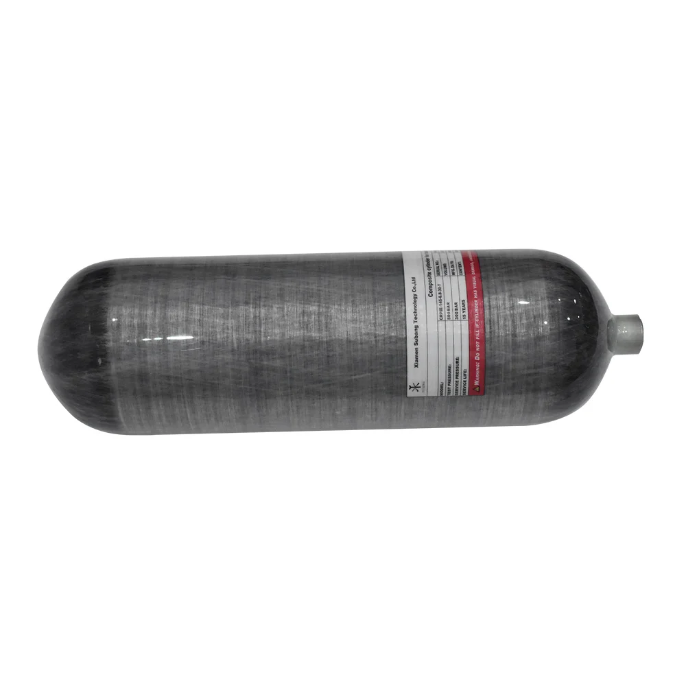 Цилиндр из углеродного волокна TUXING 4500psi 300bar 30Mpa 6.8L бак для пейнтбола Pcp