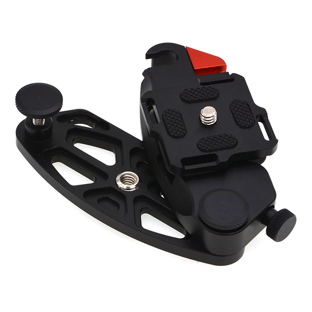 

Backpack Camera Clip Quick Release Mount for DSLR Cam Strap Belt Button Hanger Holder Stand with 1/4 Tripod Screws