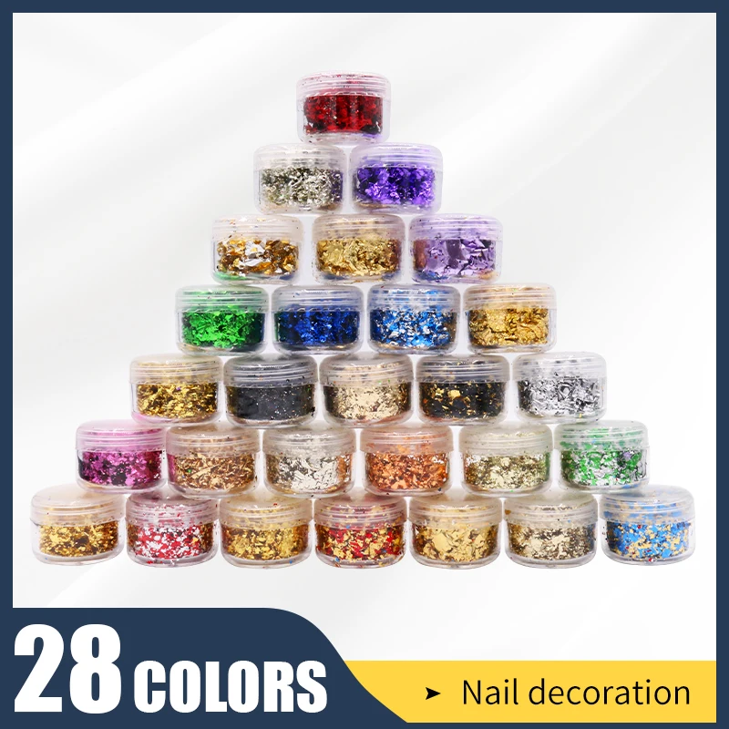 1 коробка золотые блестки для ногтей блестящие аксессуары фотоаксессуаров