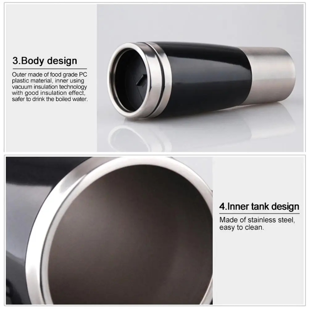 1 Набор автомобильная портативная электрическая чашка с подогревом для