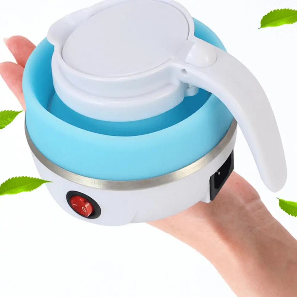 

1L Electric Kettle Foldable Space-saving ABS Camping Water Kettle for Home Cookware Water Kettles Home Kitchen Travel Product