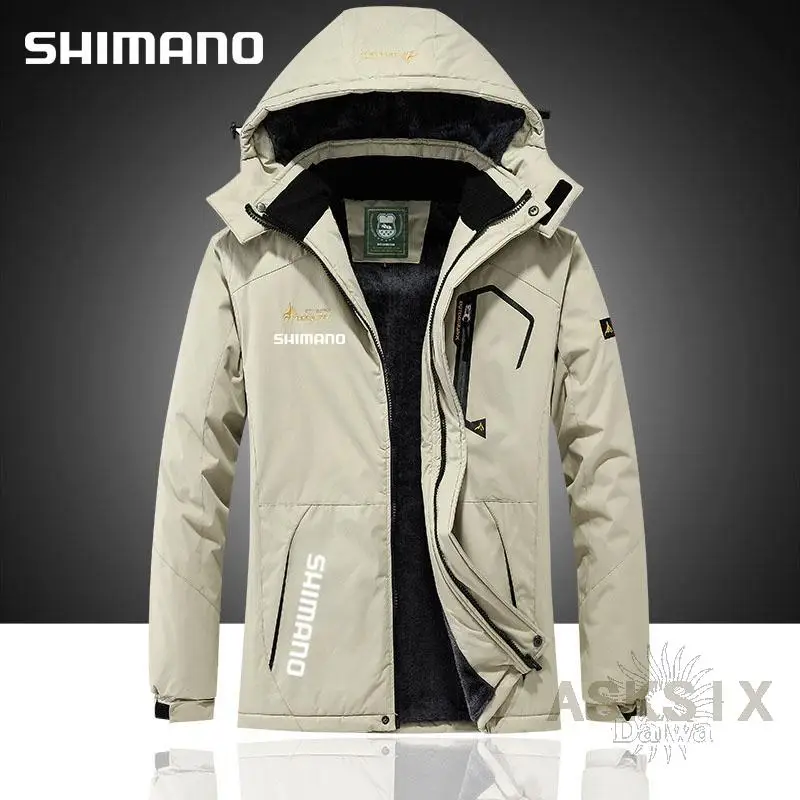 

2021 New Autumn Daiwa Fishing Clothing Winter Fishing Jacket Mens Removable Patchwork Keep Warm Hoodie Breathable Fishing Wear