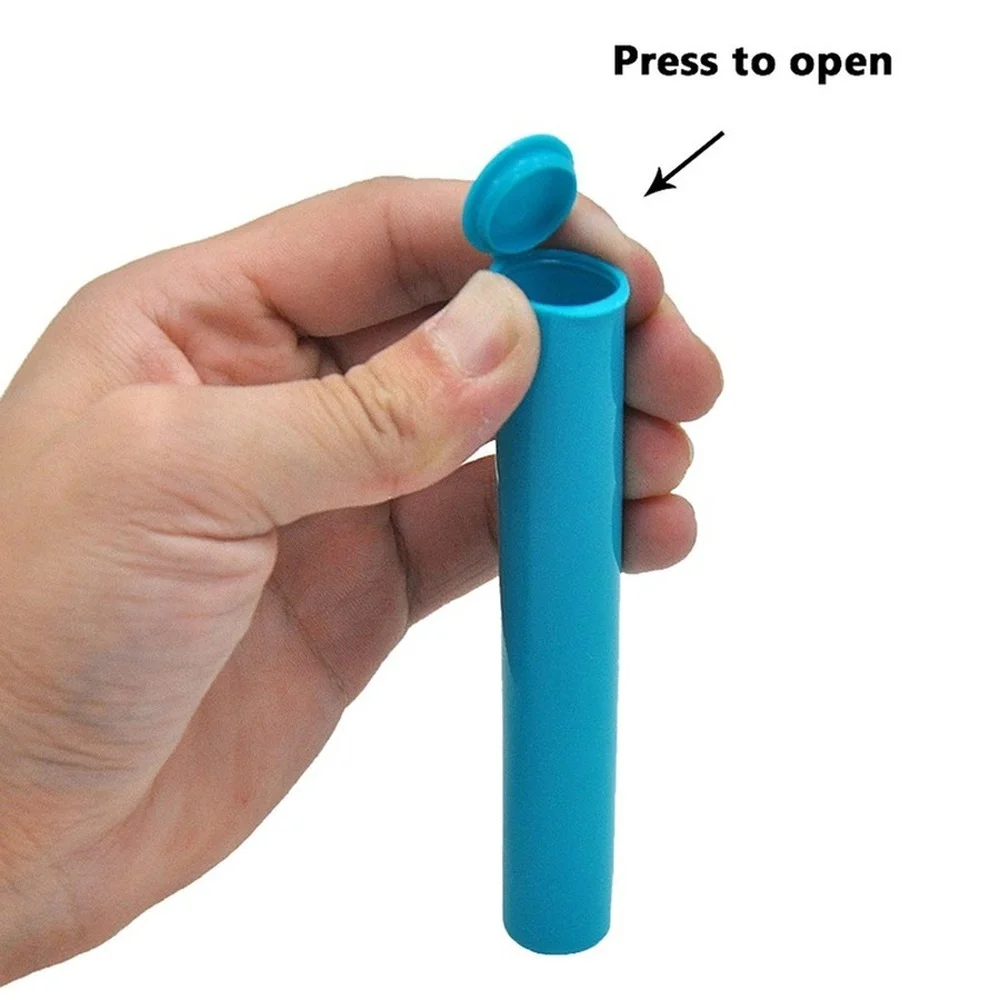 

10 Pcs Weed Storage Tube Pill Box Stash Jar Holder Storage Cones Holder Airtight Waterproof Cigarette Box Weed Accessories 120mm