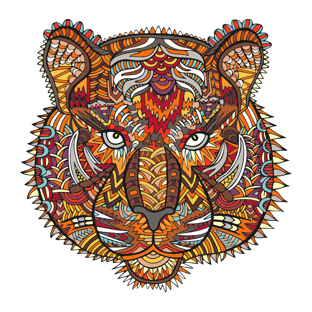 

Цветные наклейки-пазлы «сделай сам» с животными, настенные наклейки «сделай сам» для детской комнаты, гостиной, спальни, кабинета, декорати...