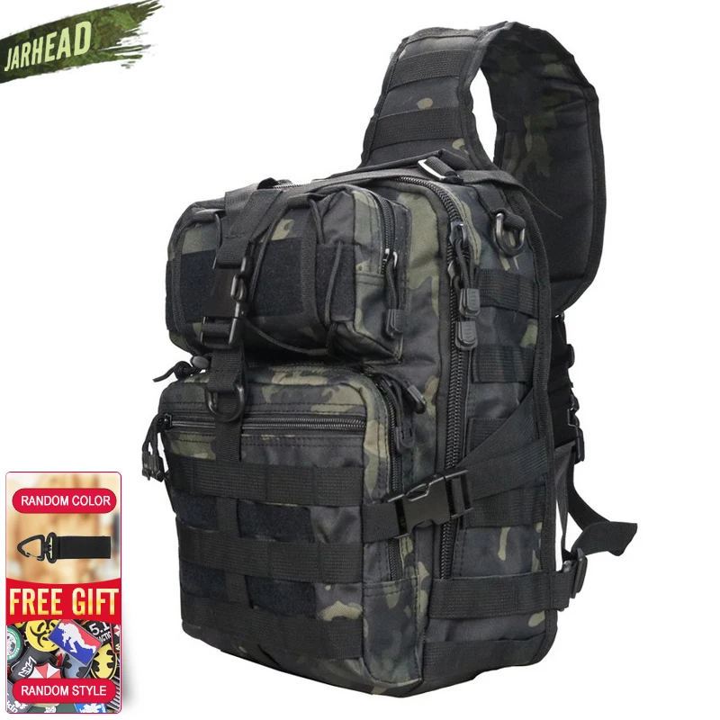 

Military Tactical Assault Pack Sling Backpack 900D Army Molle Waterproof EDC Rucksack Bag for Outdoor Hiking Camping Hunting 20L