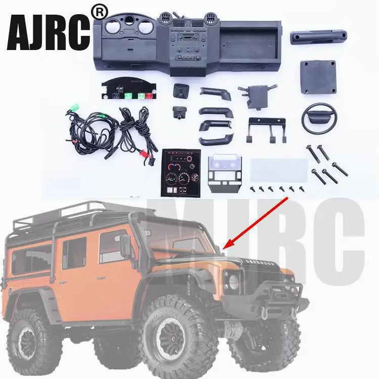 

Suitable for 1/10 simulation Trax TRX-4 TRX4 Defender RC car DIY simulation car interior kit simulation center console part