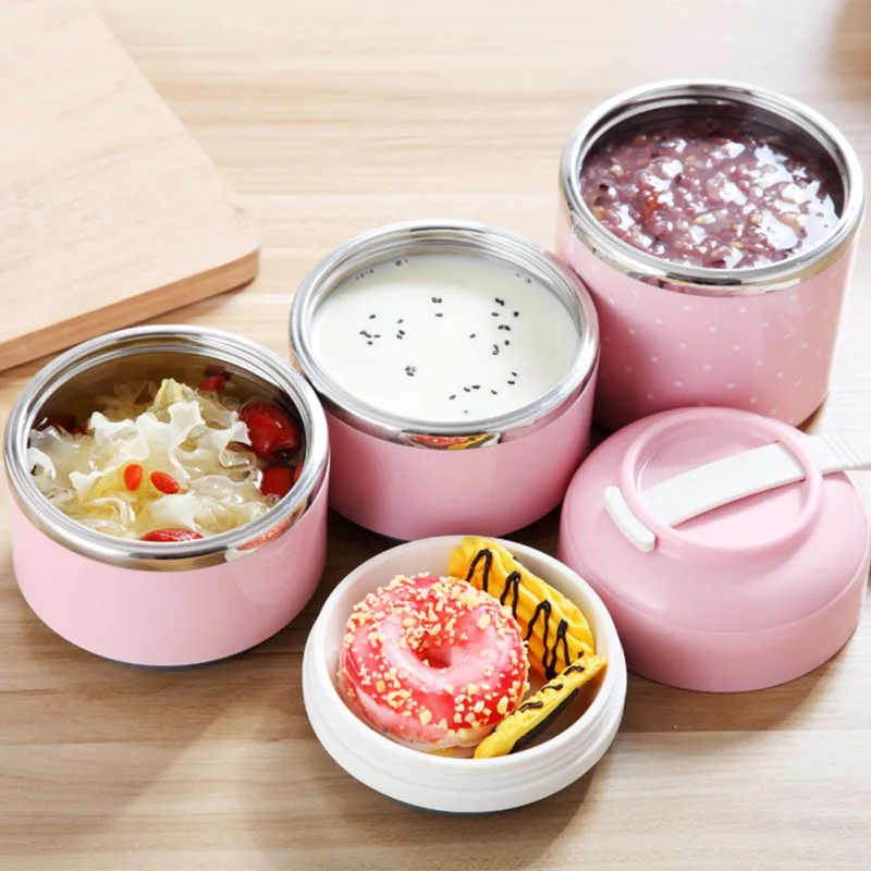 Bento Box многослойный Теплоизоляционный контейнер для еды теплоизоляционные