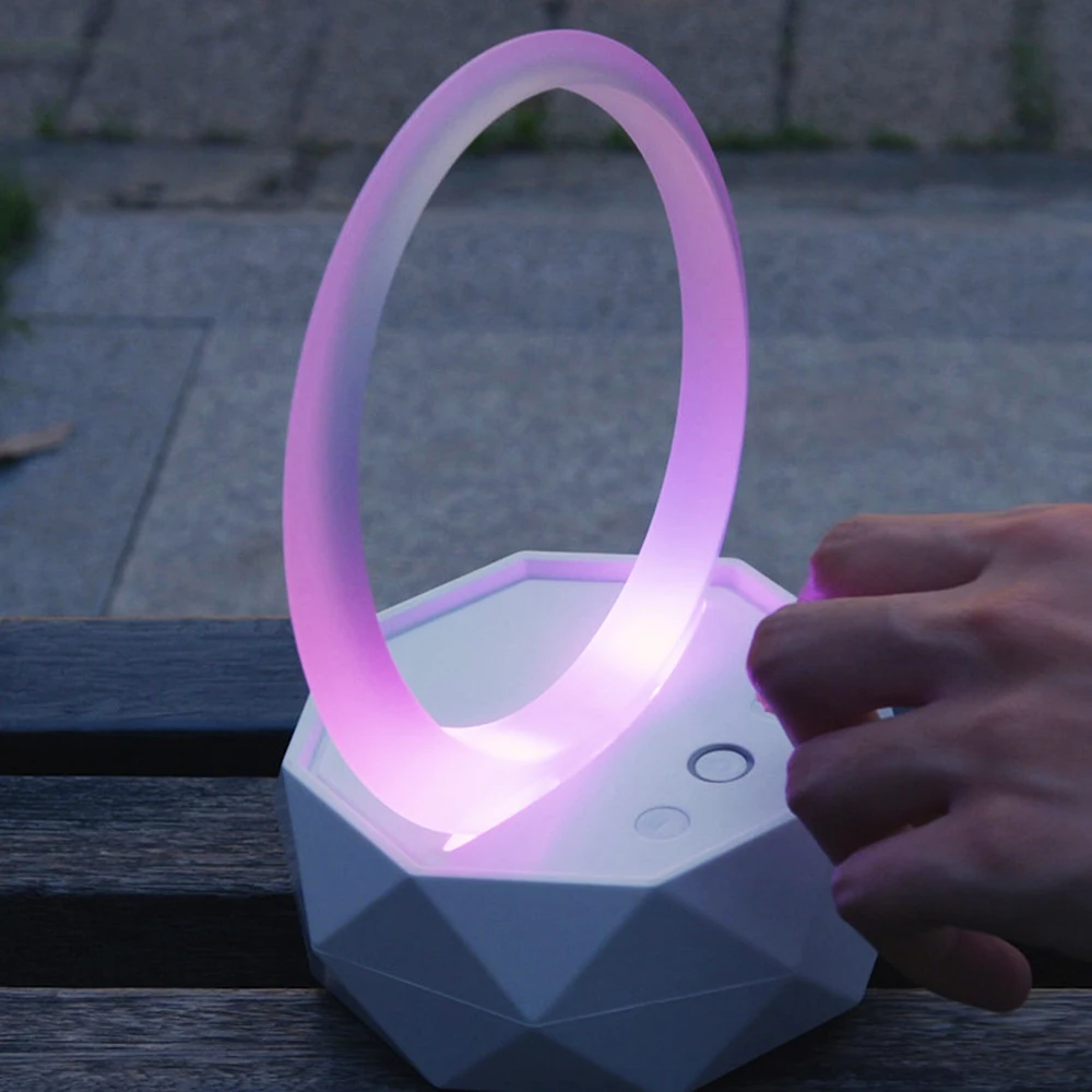 Ночник с Bluetooth динамиком портативный беспроводной динамик перезаряжаемый