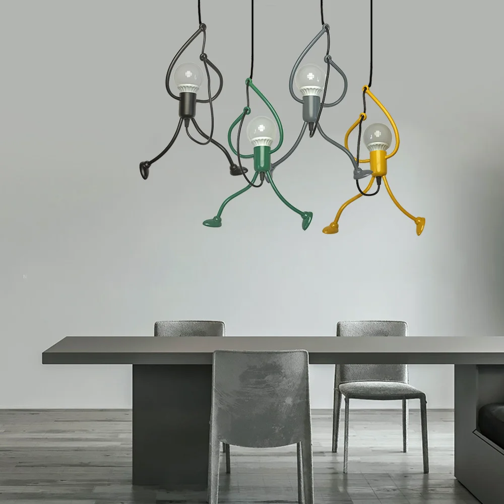 Подвесной светильник modren для маленького человека железные светильники