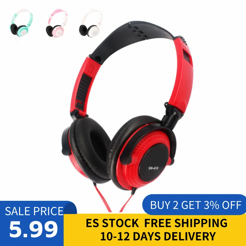 Игровые наушники 3 5 мм проводная гарнитура спортивные музыкальные с микрофоном