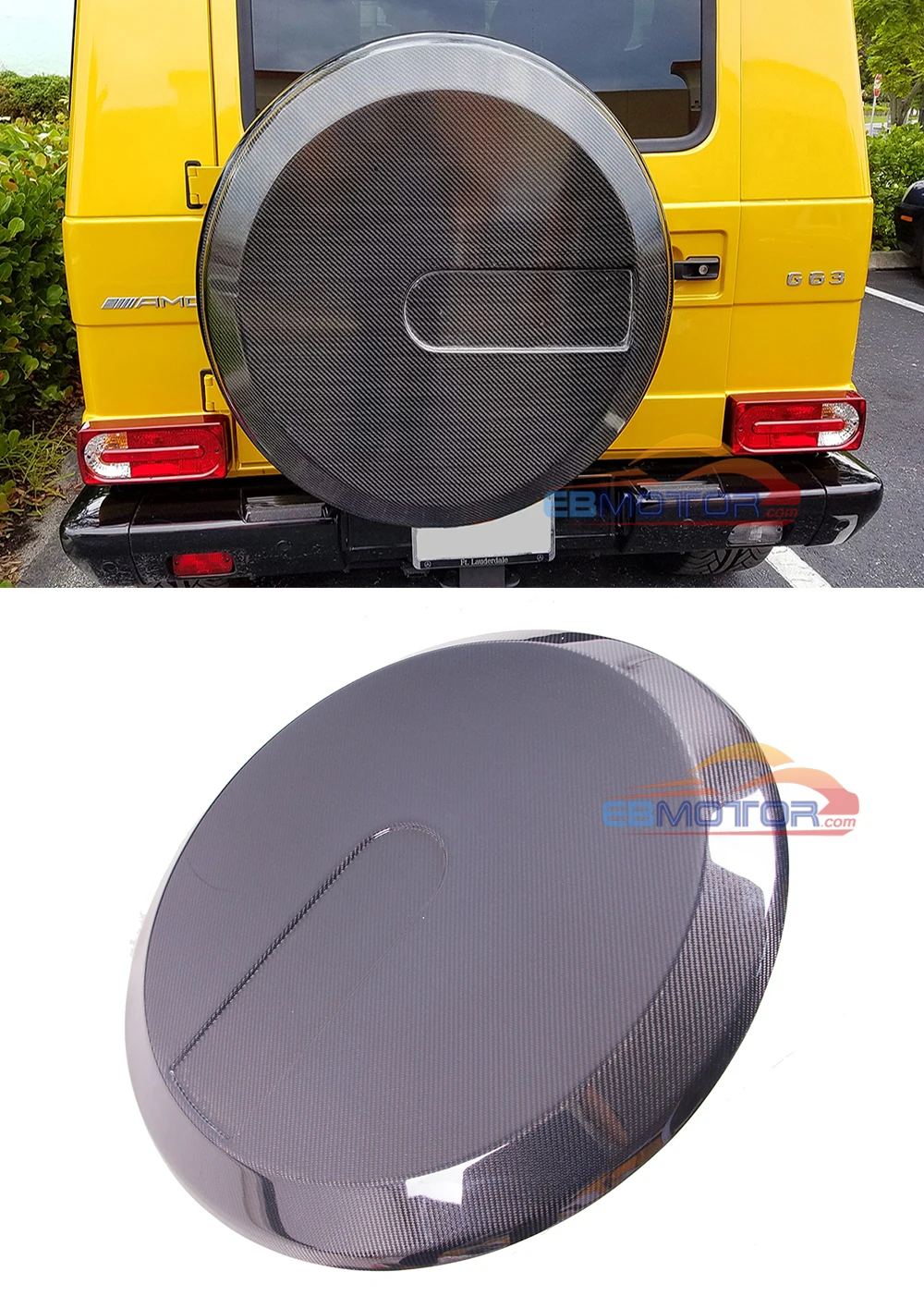 Чехол из углеродного волокна для запасных колес BENZ W463 G Class G500 G55 G63 02 14 M141|Спойлеры