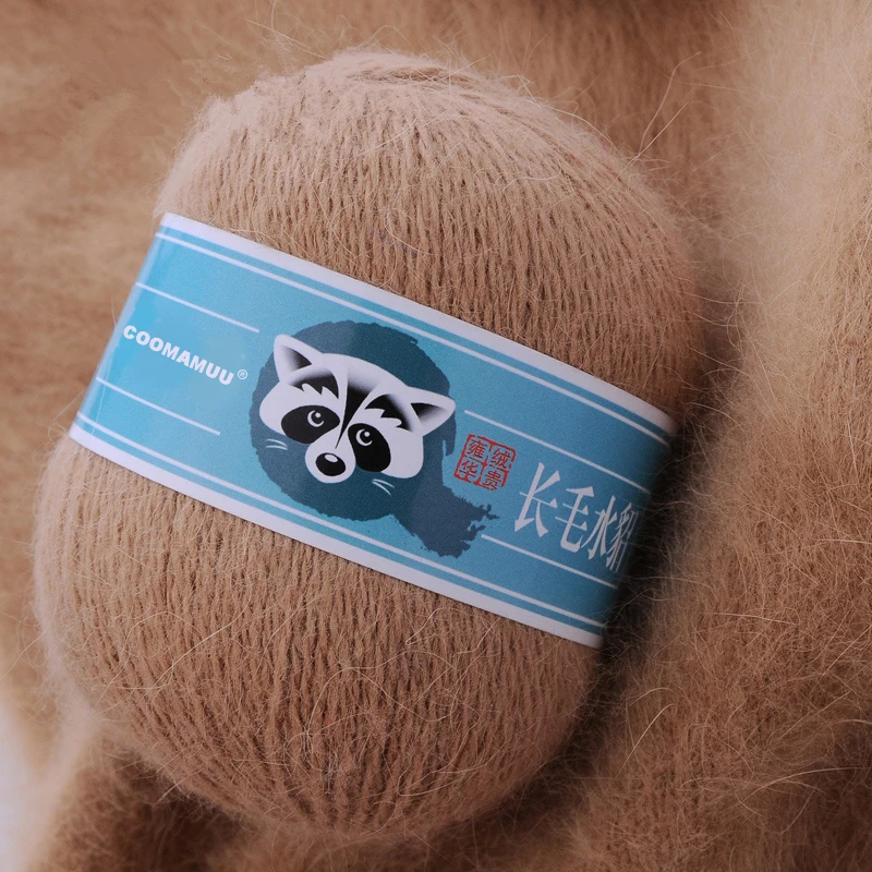 Мягкая норковая кашемировая пряжа для свитера шарфа шапки не скатываются ручное