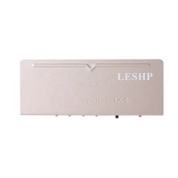 black leshp hdmi compatible 1 4v splitter distribuidor divisor 1x4 supports 3d 4kx2k resolutions with power adapter