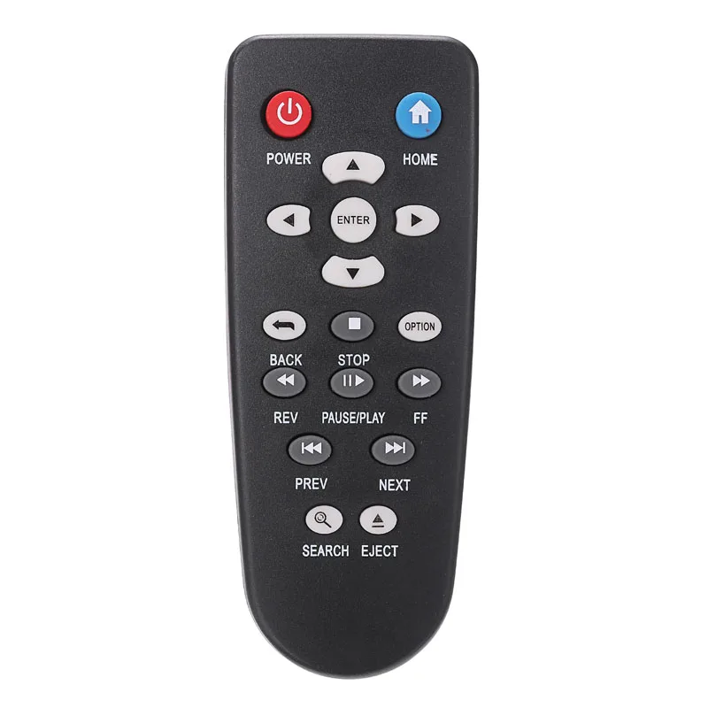 Для WD TV Mini Live Plus медиаплеер 1 шт. 433 МГц Черный ABS сменный пульт дистанционного
