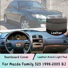 Для Mazda Семья 323 1998-2003 BJ кожаная приборная панель Крышка коврик светильник из сшитого полиэтилена Зонт приборной Защитная панель на автомобильные аксессуары