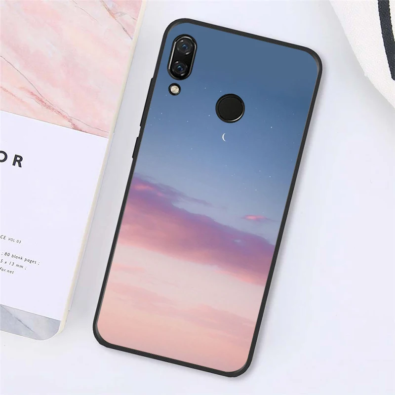 Розовый милый чехол для телефона Maiyaca kawaii sky space Sunset Cloud Art Для Xiaomi Redmi4X 6A 9 Go Redmi 5 5Plus