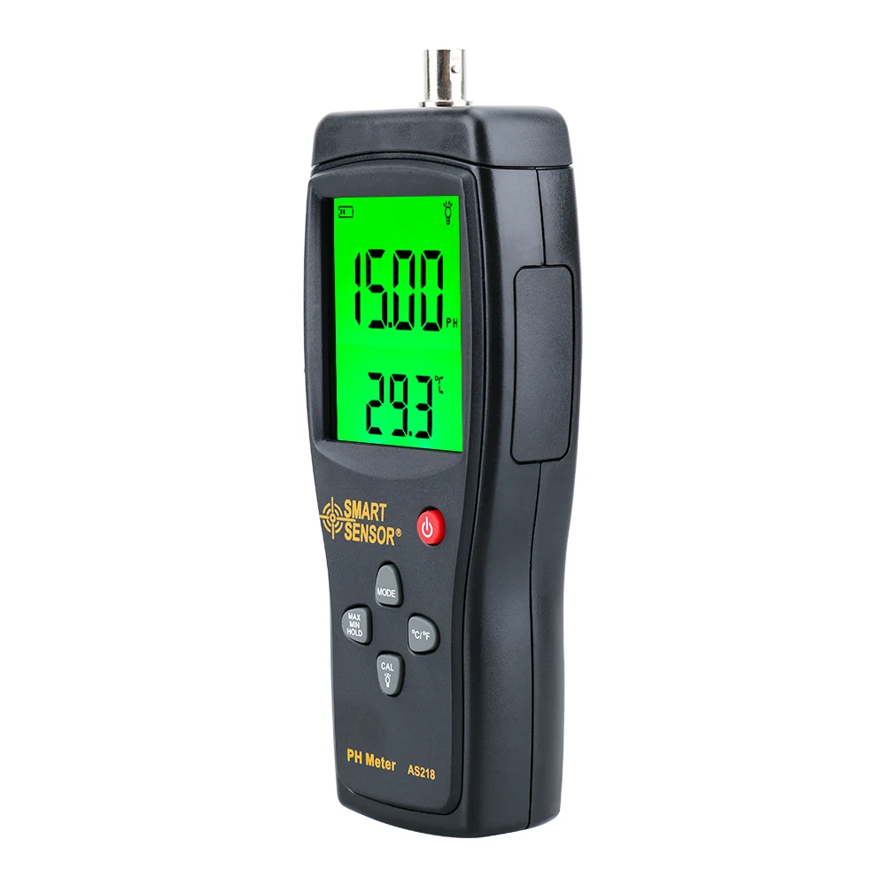 Цифровой рН-метр, рН-метр для почвы, рН-тестер, SmartSensor AS218 0,00~ 14.00pH, измеритель влажности, измеритель кислотности воды
