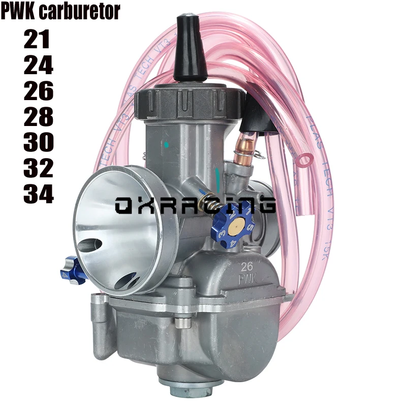 

Мотоцикл 21 24 26 28 30 32 34 мм карбюратор PWK Карбюратор для бездорожья Мотокросс Скутер ATV UTV YZ85 CR85 TZR250 AX100 GT750
