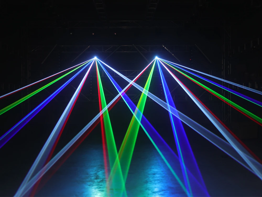 Полноцветный лазерный мини светильник MFL 256 3 Вт RGB DMX/Авто/звук/Master slave/ILDA для