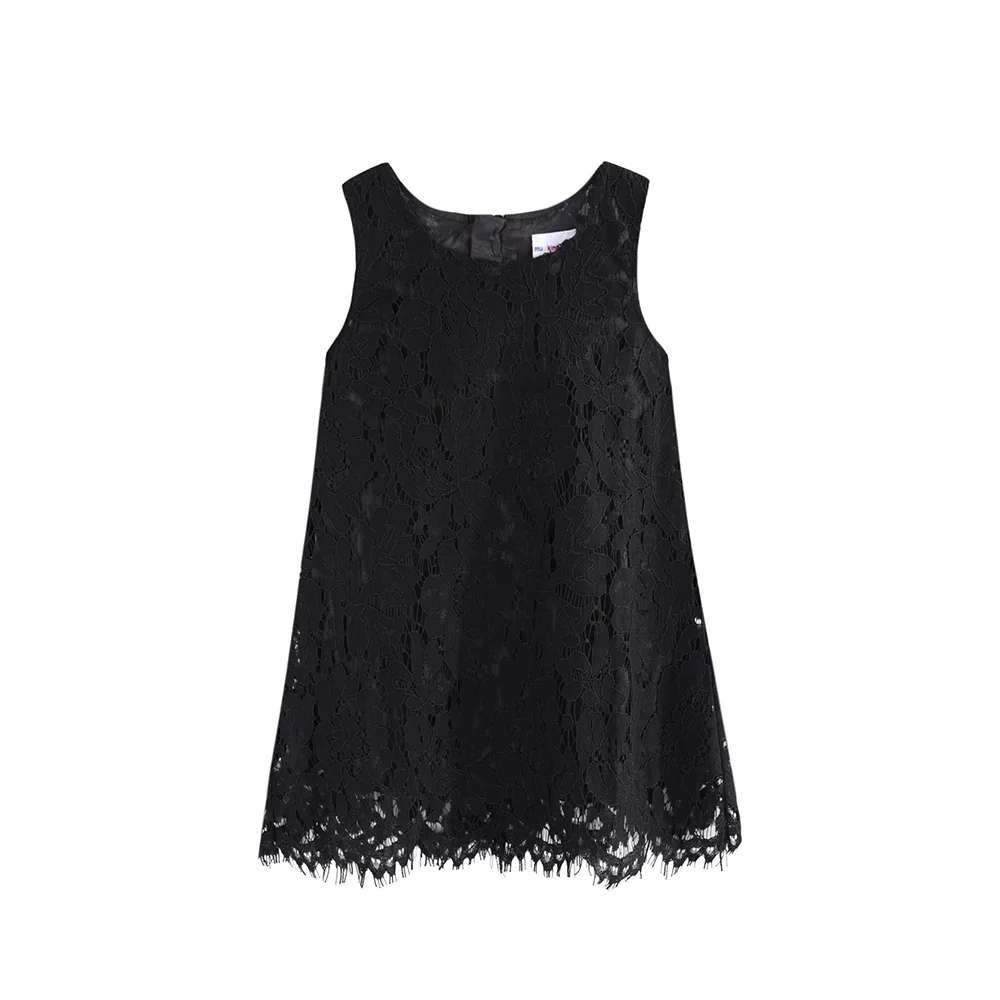 Кружевное платье для девочек без рукавов | Детская одежда и обувь