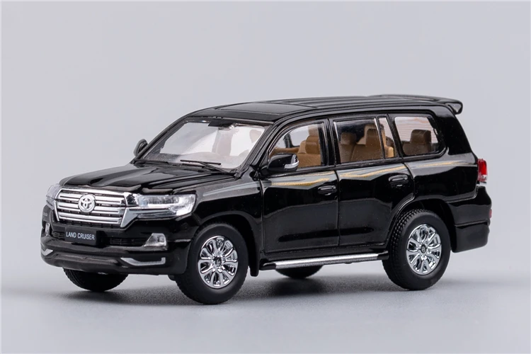 GCD 1:64 Toyota Land Cruiser 200 Black/White/Red/Grey Diecast Model Car | Игрушки и хобби