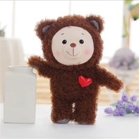 23 38cm bear deer rainbow ruby teddy bear plush sofa home bed dolls for kids soft stuffed toys rainbow ruby loving brown teddy
