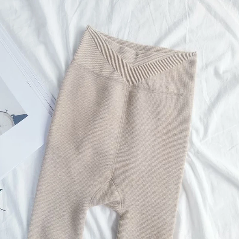 Зимние кашемировые теплые колготки женские цветные толстые хлопковые с высокой