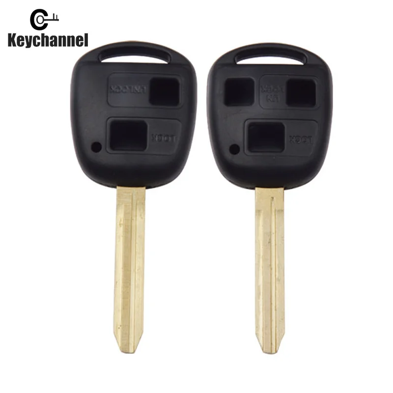 

1PCS Car Key Shell 2/3 Buttons Remote Case TOY43 Key Blade for Toyota Yaris Camry Corolla Car Remote Replacement Case Part