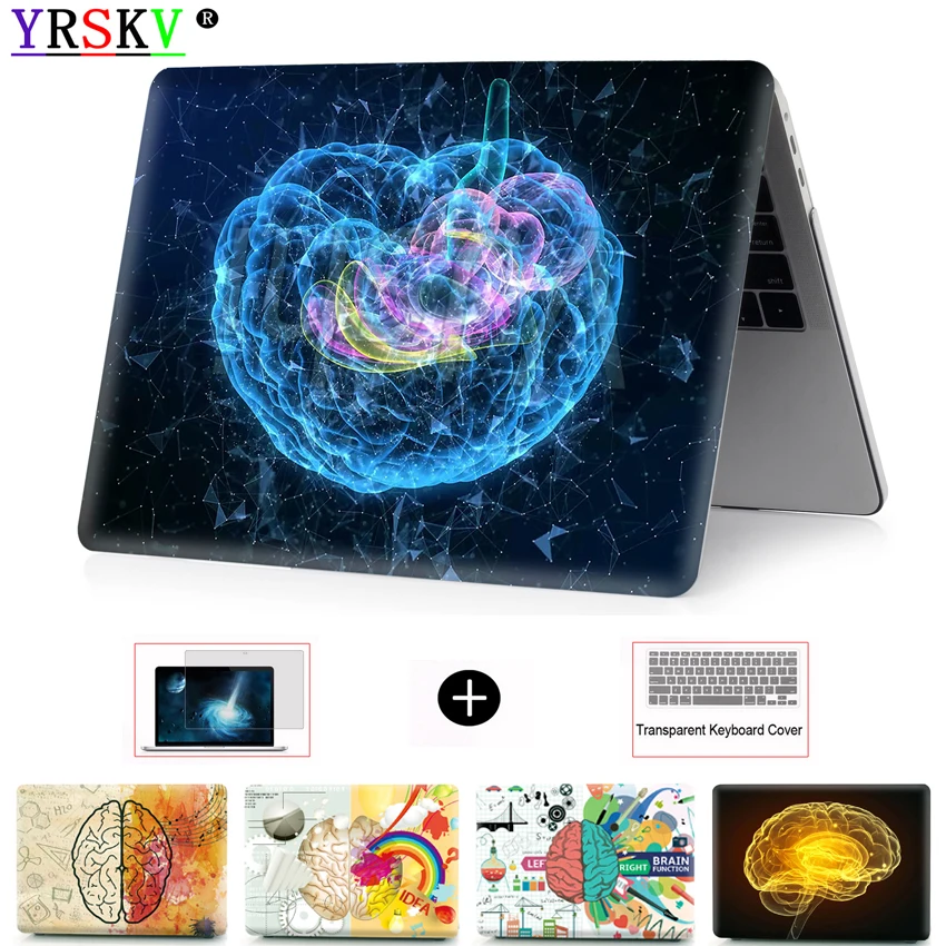 Новый чехол мозга для Apple Macbook M1 чип Air Pro Retina 11 12 13 15 16 дюймов сумка ноутбука 2020 Touch Bar