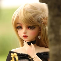 bjd doll 60cm gifts for girl golden hair doll with clothes change eyes jenny nemee doll surprise handmade fashion style doll
