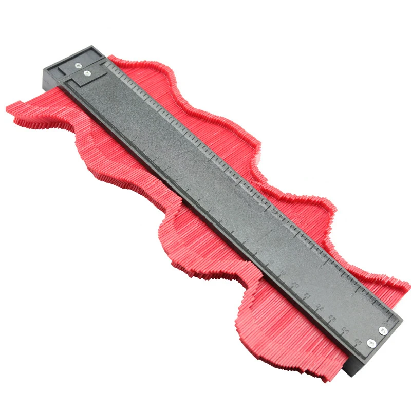 10 inch Multifunction Contour Gauge Tiling Laminate Tiles Shaping Wood Measure Ruler ABS Duplicator | Инструменты