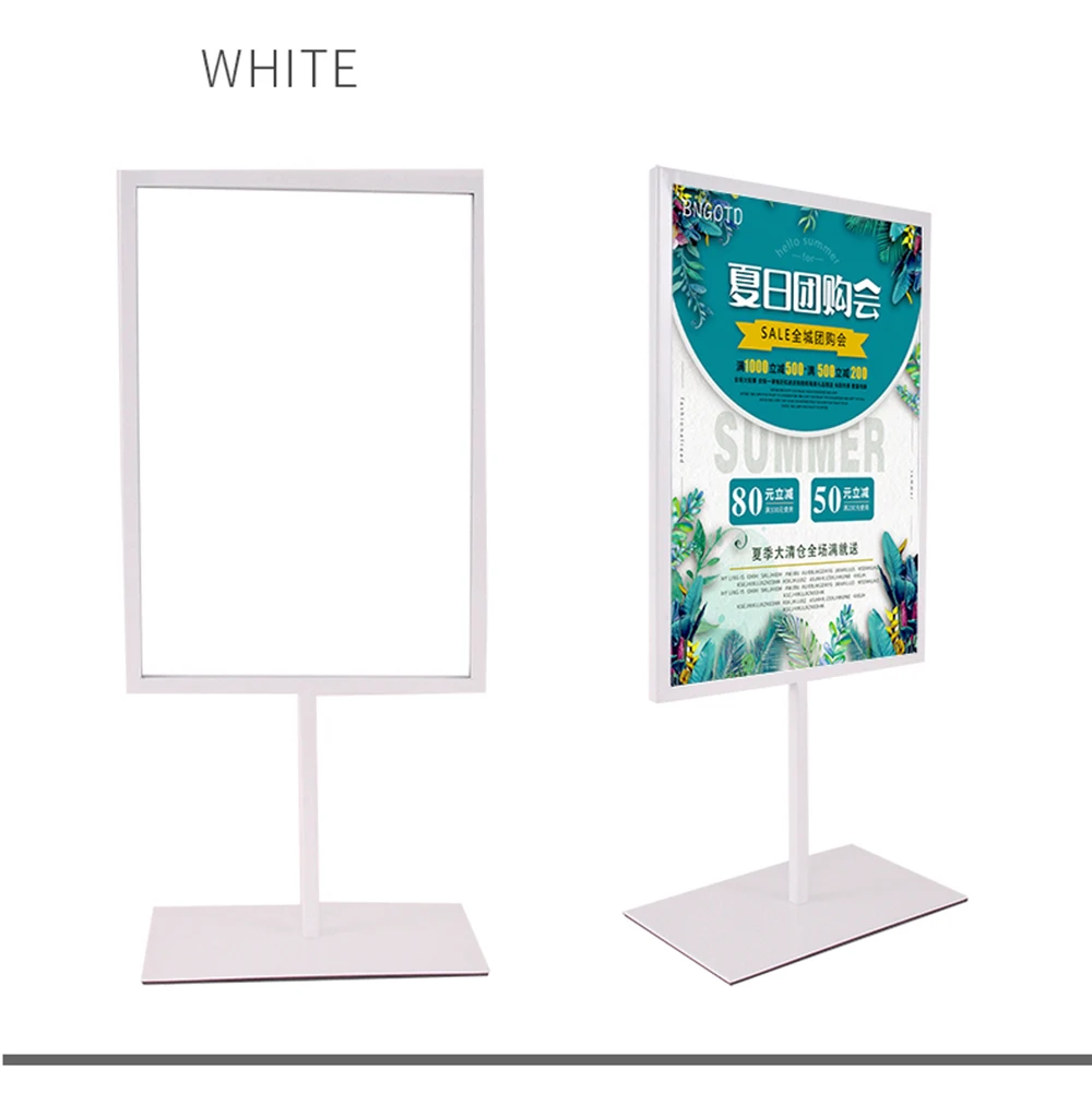 Двусторонний стол плакат стенд A3A4 для размешивания кофе из нержавеющей стали