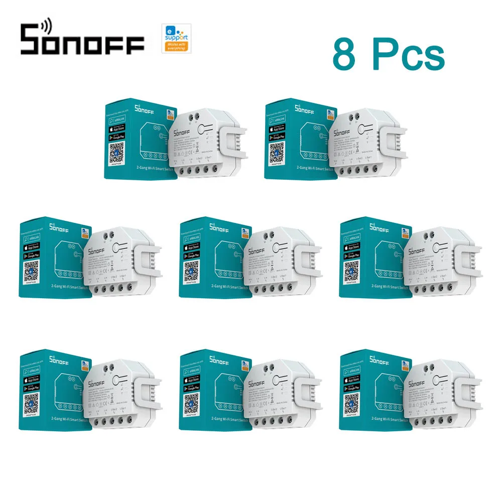

SONOFF DUALR3 умные Моторизованные электрические шторы, роликовые повязки, оконные шторы, модуль переключателя, автоматический голосовой пульт д...