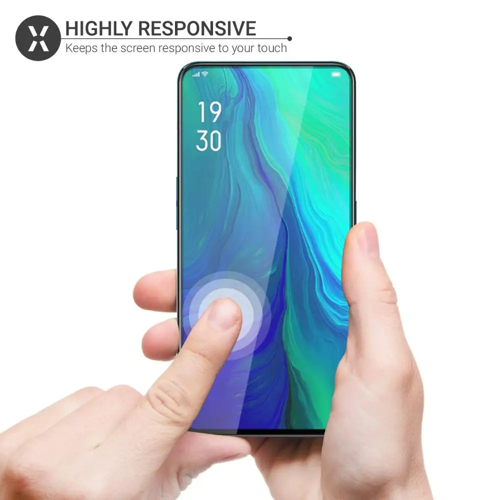 9D полное покрытие черное закаленное стекло для OPPO Reno Z Neo 10X протектор экрана 6 4 8