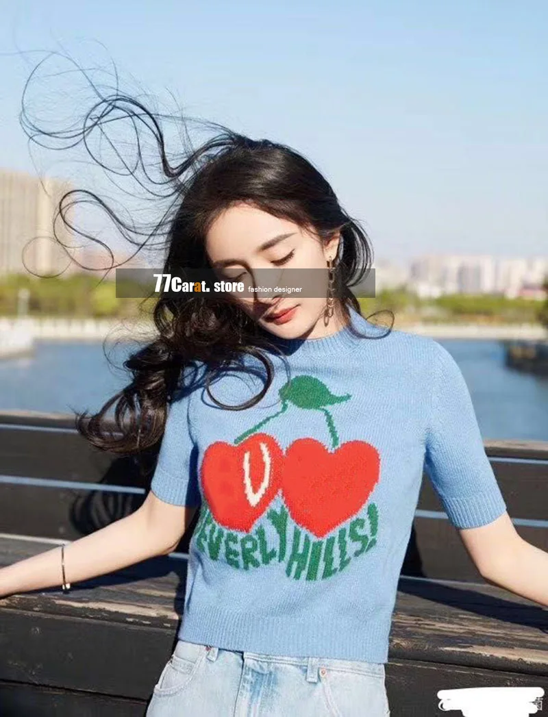 

short sleeve o-neck casual shirts for women high end graphic tee t shirts letters logoed branded fashion clothing woman tshirts