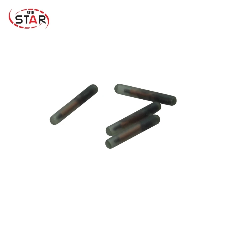 80 шт. RFID имплантируемый стеклянный микрочип транспондер 2*12 мм для идентификации
