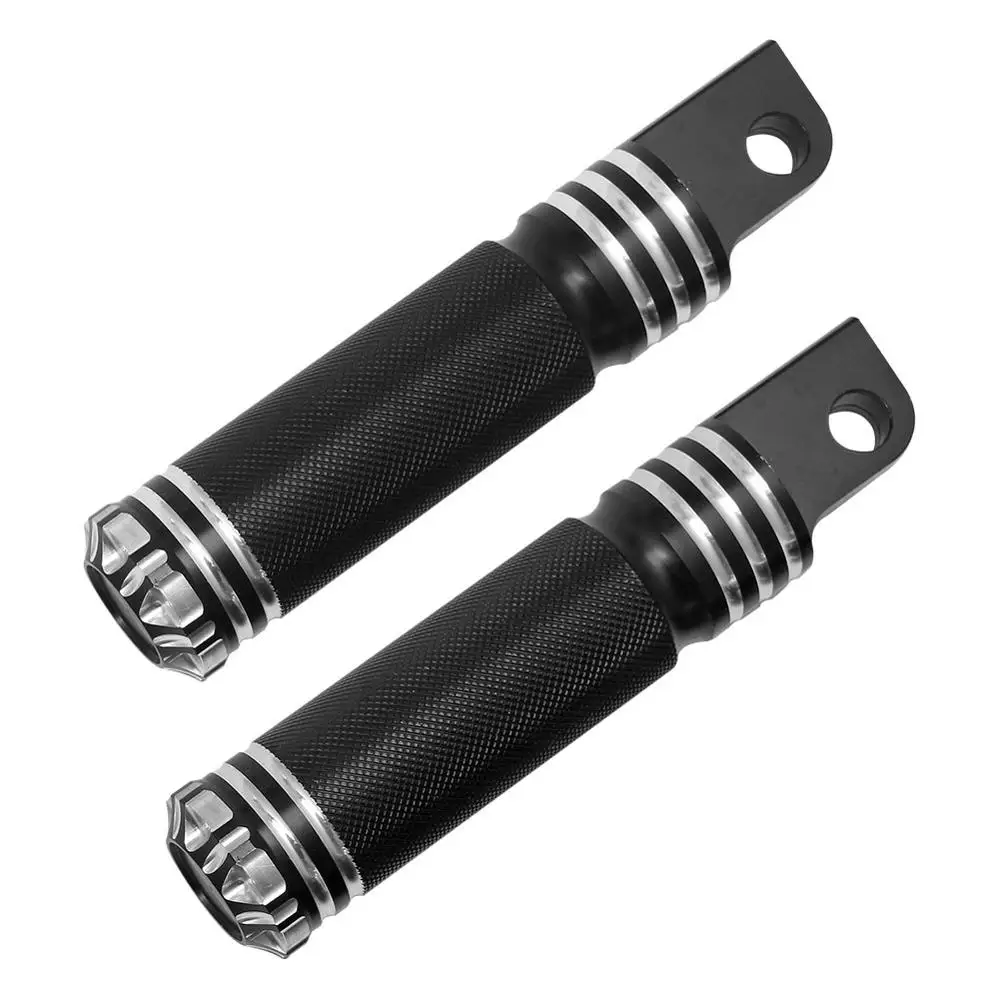 Запчасти для мотоциклов кафе гонщик подножки Передняя Задняя черная подходят