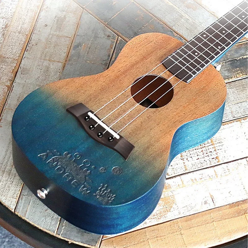 

ANDREW Ukulele Concert Ukulele 23 Inch 4 Strings Guitar Mahogany Uke Stringed Instrument