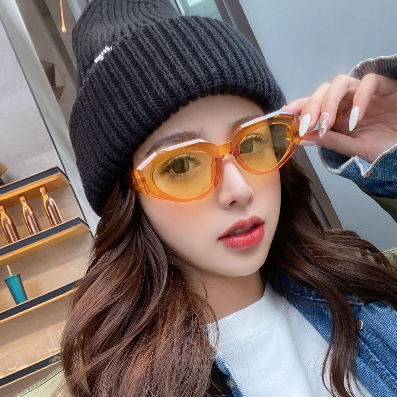 

Новинка 2021, Модные Винтажные Солнцезащитные очки, женские брендовые дизайнерские солнцезащитные очки в стиле ретро, прямоугольные солнцез...