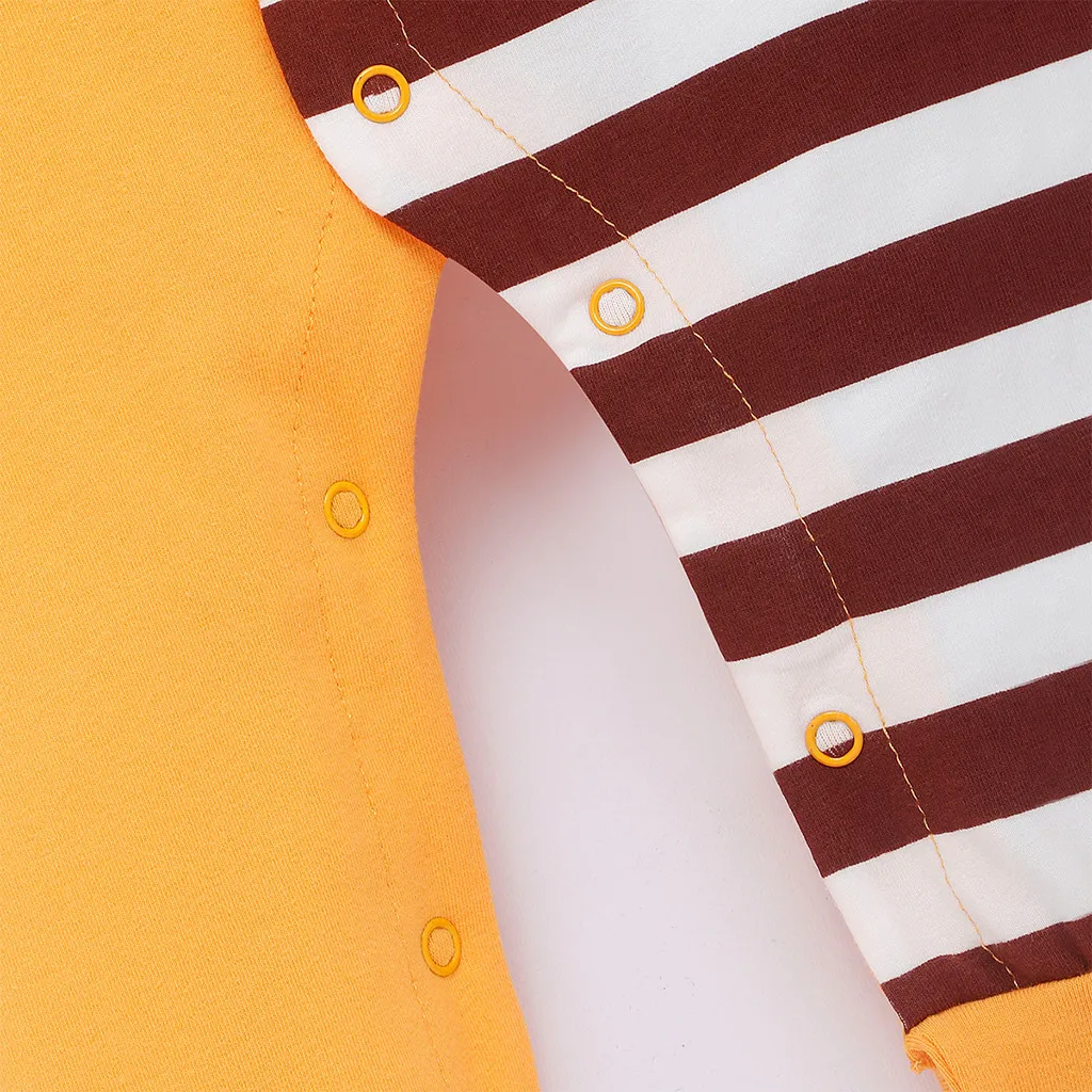 Одежда для малышей зимний комбинезон с длинными рукавами круглым вырезом и