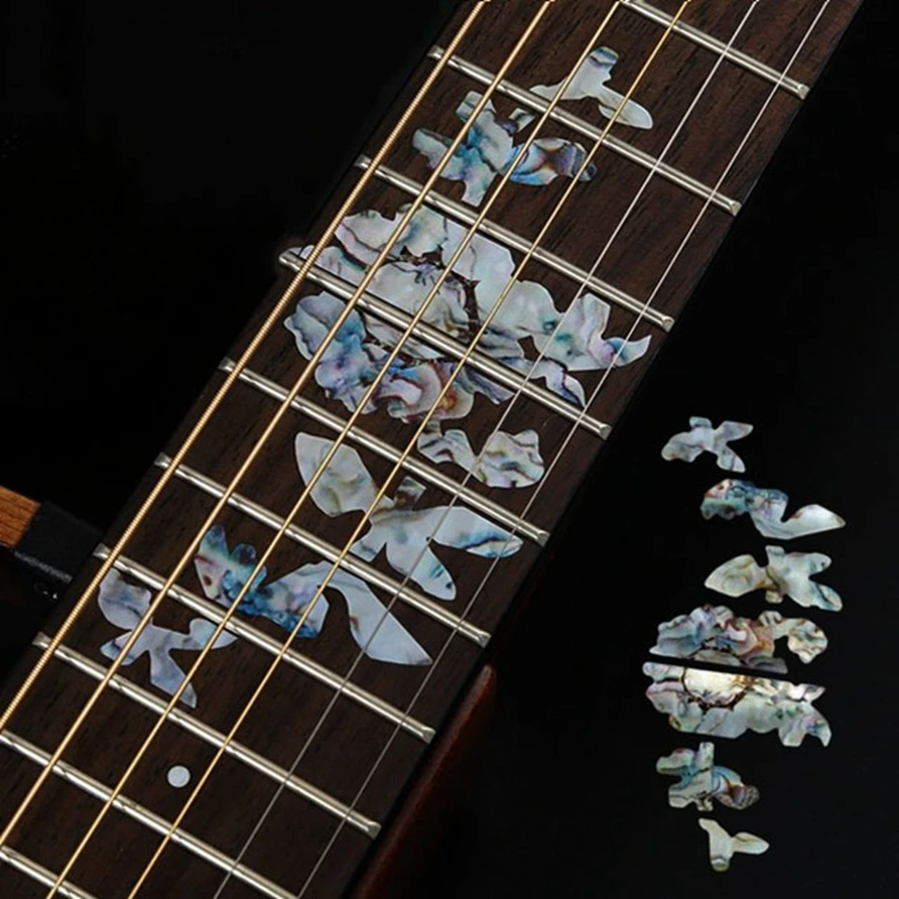 1 шт. Fretboard Sticker Гитара Бас ультратонкая наклейка s для гитары красивые украшения