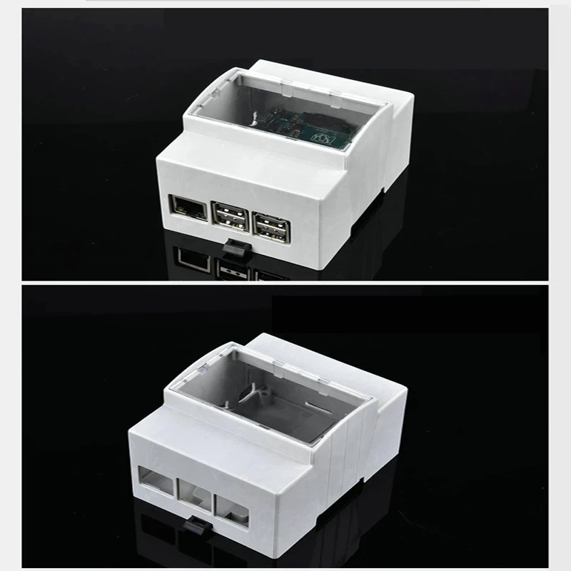 

Чехол для Raspberry Pi 4 Model B ABS, Белый защитный чехол, чехол для RPI 3 Model B +