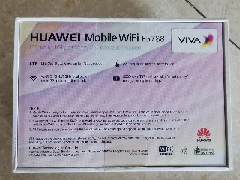 Новинка оригинальный мобильный телефон Huawei E5788 с поддержкой Wi-Fi 1G DL NFC Bluetooth